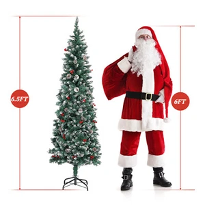 6.5/7.5Ft National Tree Company Pre-Lit Artificial Christmas Tree For Home Z9H1 - Picture 1 of 25