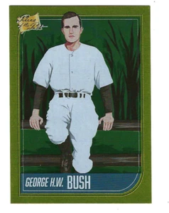 GEORGE H.W. BUSH 2021 SUPER BREAK PIECES OF THE PAST GOLD FOIL PARALLEL - Picture 1 of 1
