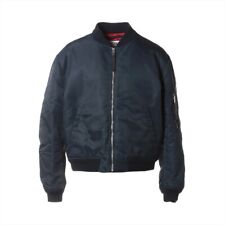 Loewe Anagram 23AW Nylon Jacket 50 Men's Navy H526Y03W96 Leather Patch Bomber Bl