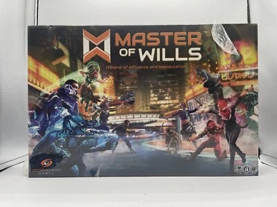 Master of Wills 1st Edition Sci Fi Tabletop Board Game StromCrest Games, New - Image 1 of 4