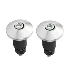 1Paar 7/8" 22MM Motorrad Lenker End Lenkerendstopfen Griff Endkappe - Picture 1 of 4