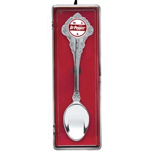 Doctor Dr. Pepper 10 4 2 Spoon Collectors Souvenir with hanging display case - Picture 1 of 2