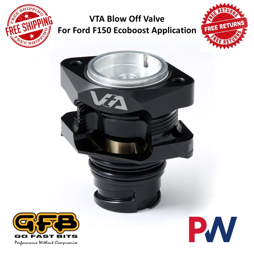 Válvula de soplado Go Fast Bits VTA atornillable directo para Ford F-150 2.7 y 3.5 EcoBoost Foto 1 de 4