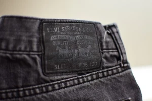 Herren Levi’s 511 Anthrazit Denim Jeans 36x30 - Bild 1 von 4