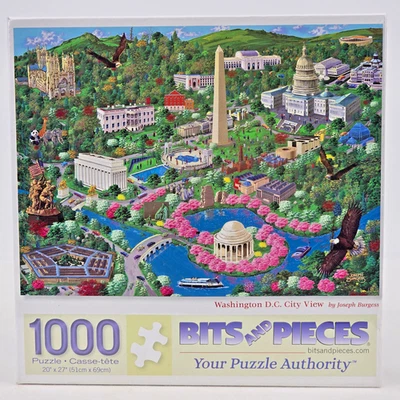 Rompecabezas Washington D.C. City View 1000 piezas por bits y piezas Foto 1 de 4