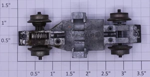 Chasis de coche de mano American Flyer XA12C197 escala S con ruedas - Imagen 1 de 2