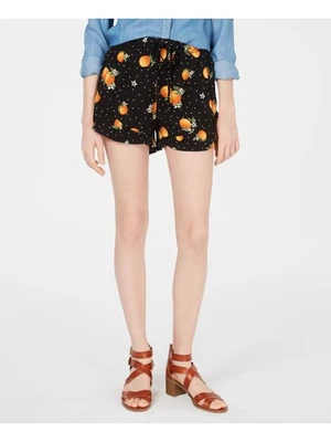 Pantalones cortos BEBOP para mujer negros con volantes S Foto 1 de 4