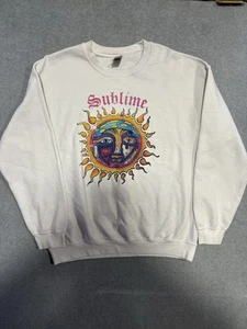 Vintage Gildan Sweatshirt Large Sublime Logo - Picture 1 of 7