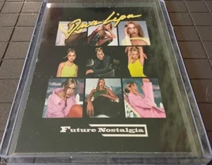 Dua Lipa Custom / Novelty Trading Card Singer - Picture 1 of 2