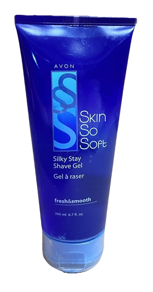 Gel de barbear Avon Skin So Soft Fresh & Smooth SILKY STAY 6,7 fl oz - Imagem 1 de 4