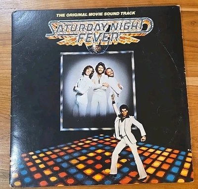Saturday Night Fever 1977 Double Vinyl Soundtrack Record Album Foto 1 de 4