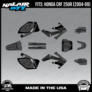 Kit Gráficos para Honda CRF250R CRF 250R (2004-2009) Viper - Humo - Imagen 1 de 4