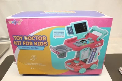 Kit de juguete médico carro para niños carro médico rosa con muchos accesorios Foto 1 de 4