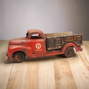 Texaco Truck Cast Iron with Moving Wheels & Antique Finish (6.25" x 2.25") - Picture 1 of 5