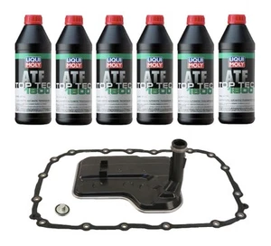 Auto Trans Service Kit: 6L ATF, Filter, Pan Gasket, Drain Plug for BMW 128i X... - Picture 1 of 7