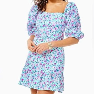 Lilly Pulitzer Set NEU Hottie Dottie Suzie Rock Bitsy Top Puffärmel Zweiteiler - Bild 1 von 16