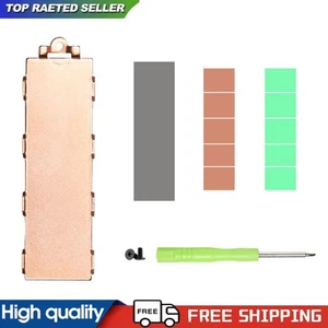 Miedziany radiator M.2 Ultracienki grzejnik 0,8 mm do M.2 NVMe 2280 SSD #g - Zdjęcie 1 z 12