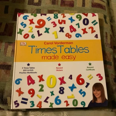 Times Tables Made Easy Book Plus Practice Workbooks carol vorderman learning - Image 1 of 4