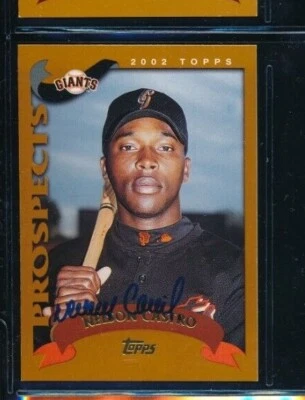2002 Topps #T116 Nelson Castro San Francisco Giants Signed Autograph (CS75) - Image 1 of 2