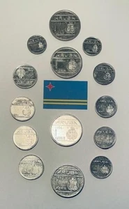 Aruba Münzsammlung - 80er / 90er Jahre - Lot 14 - Bild 1 von 9