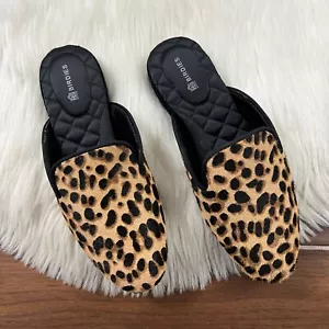 Scarpa sandali donna Birdies taglia 5 leopardati ghepardo pelo di vitello Phoebe slides - Foto 1 di 11