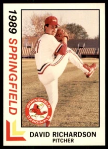 1989 Best David Richardson Springfield Cardinals #16 - Picture 1 of 2