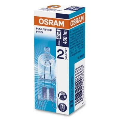 5 x Osram 66733 Halopin Halogen Lamp 33 W 230 V G9 Bulbs