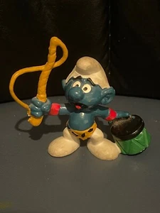 Schlümpfe Löwenbändiger Schlumpf Vintage PVC Spielzeug Peyo - Bild 1 von 1