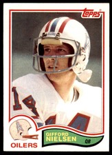 1982 Topps~ Gifford Nielsen Houston Oilers #100