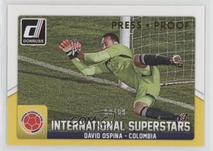 2015 Panini Donruss International Superstars Press Proof Gold /99 David Ospina