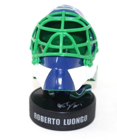 2009 McDonalds NHL Roberto LUONGO Vancouver Canucks Goalie Mini Helmet Cover