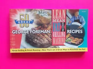 THE GEORGE FOREMAN MAGRA MEDIA MÁQUINA DE ASAR REDUCTORA DE GRASA RECETAS **COMO NUEVO - Imagen 1 de 7