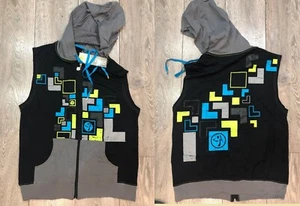 ladies teens girls sleeveless hoodie top Zumba fitness casual, Size Medium,12-14 - Picture 1 of 2