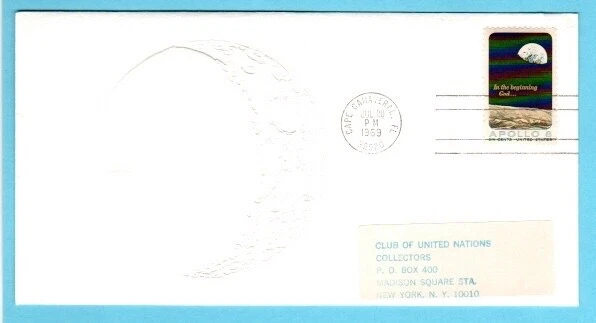 1st MOON LANDING -Apollo 11 ( 07/24/1969) Armstrong; Aldrin & Collins - Image 1 of 1