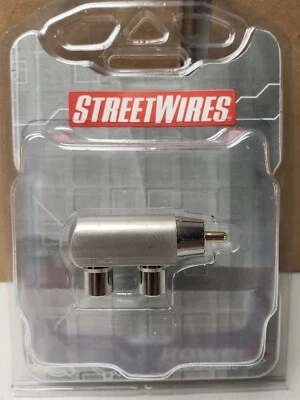 STREETWIRES RCA INTERCONNECT ADAPTOR 1 MALE TO 2 FEMALES ZNAYM2F - Image 1 of 2