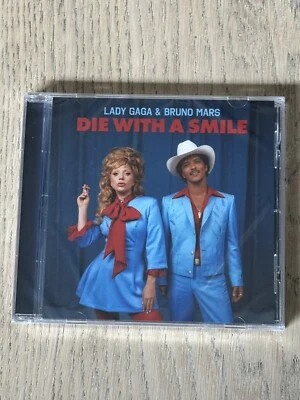 Lady Gaga & Bruno Mars - CD sencillo 'Die With A Smile' - Sellado de fábrica Foto 1 de 3