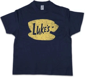 LUKE'S Kids Boys T-Shirt Gilmore Luke Danes Girls Diner Cafe Symbol Sign Logo - Picture 1 of 1