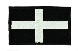 CORNWALL KORNISH FLAGGE AUFNÄHER Patches Rucksack ABZEICHEN AUFBÜGELN NEU BESTICKT - Bild 1 von 1