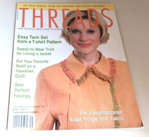 Threads Magazine For People Who Love to Sew - September 2003 Number 108 - Imagen 1 de 1