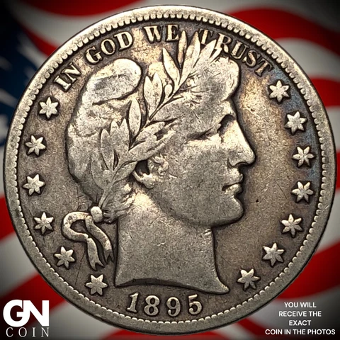 1895 O Barber Half Dollar  Q7269 Cover