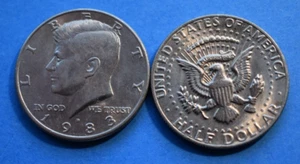 1983 D Kennedy Half Dollar - Picture 1 of 2