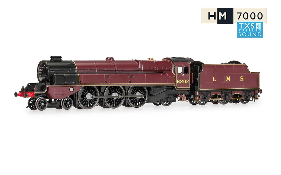 Hornby R30134TXS - LMS Princess Royal Class 'The Turbomotive' 4-6-2 No.6202 (SOU