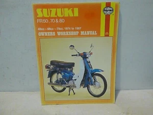 Suzuki FR50 FR70 FR80 Haynes Manual 1974 to 1987 Used Condition - Picture 1 of 17