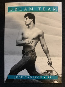 1991 Score Jose Canseco Dream Team #441 Oakland Athletics MLB