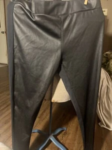 Women’s Matty M Leggings/pants Blk/blk SZ XL - Picture 1 of 6