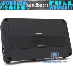 AUDISON SR1.500.2 AMP MONOBLOCK 1000W RMS SUBWOOFERS SPEAKERS BASS AMPLIFIER NEW - Picture 1 of 9