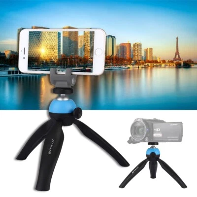 Pocket Mini Tripod Mount 360 Degree Ball Head for Smartphones GoPro DSLR Cameras - Image 1 of 4