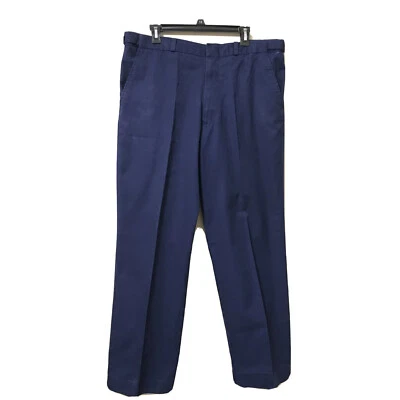 Pantalones De Colección JB Blair Poliéster Mezcla Algodón Para Hombre Talla 38L Azul Marino Pantalones Foto 1 de 4