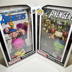 Funko Pop Skrull As Iron Man #16 Hawkeye Ant Man #22 Comic Cover Lot Of 2 Pops - Bild 1 von 9