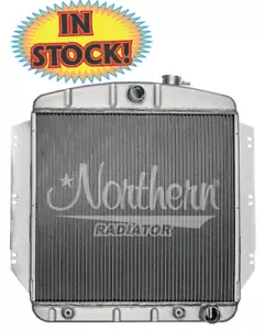 Northern N-205186 - 1955-59 Chevy/GMC PU Alum Radiator - 25-3/8 x 21 7/8 x 3 1/8 - Picture 1 of 4